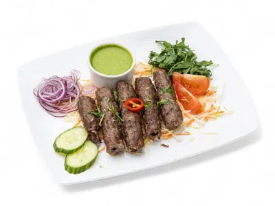 209. Lamba  seekh kebab